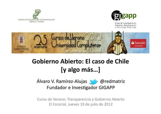 Presentación Gobierno Abierto [Caso de Chile]