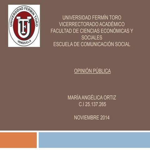 Opinión Pública