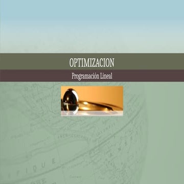programacion lineal optimizacion de procesos industriales