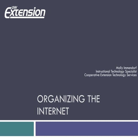 Organizing the Internet