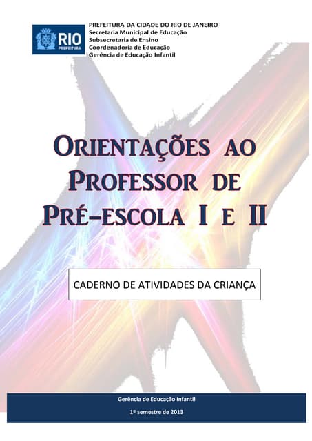  Orientações professor