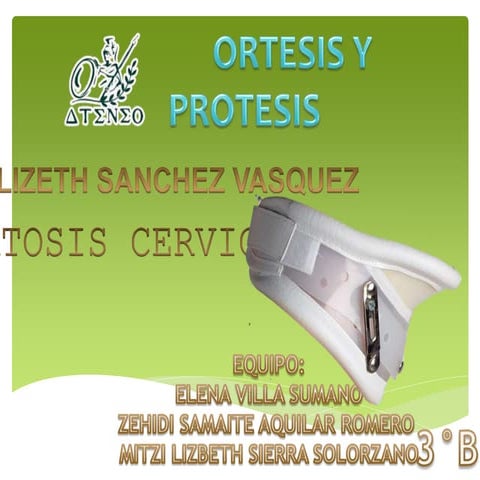 Ortosis cervical 