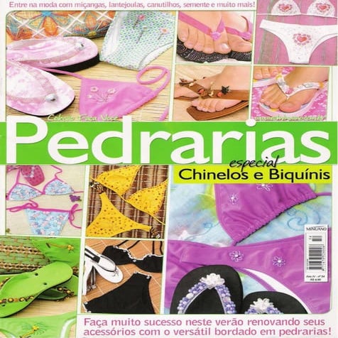Pedrarias especial chinelos-biquinis