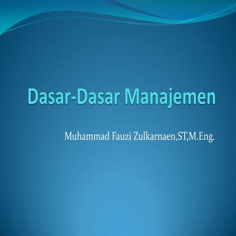 Pert 1 Dasar-Dasar Manajemen.Teknologipdf