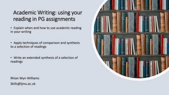 Pg using reading in your assignments