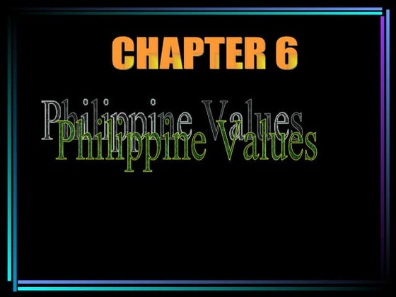 Philippine Values 