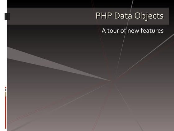 Php Data Objects