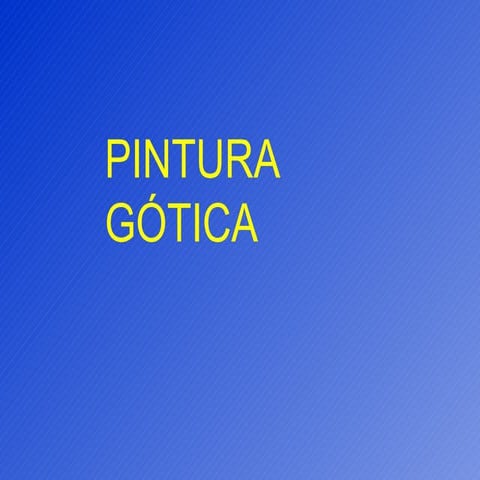 Pintura gótica