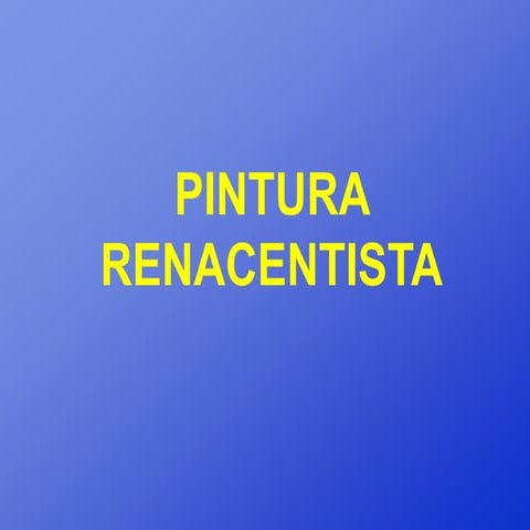 Pintura renacentista italiana xv
