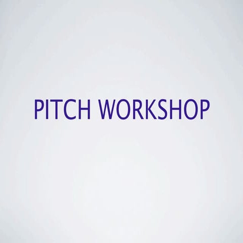 Pitch workshop for IT studerende