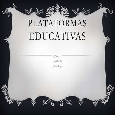 Plataformas educativas