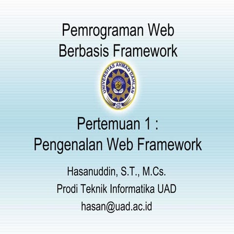 Plugin chapter-12-materi-kuliah-web-framework1-pengenalan-web-framework