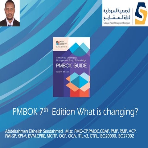 PMBOK 7th Edition What is Changing?