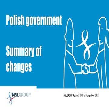Polish government after changes - November 2013