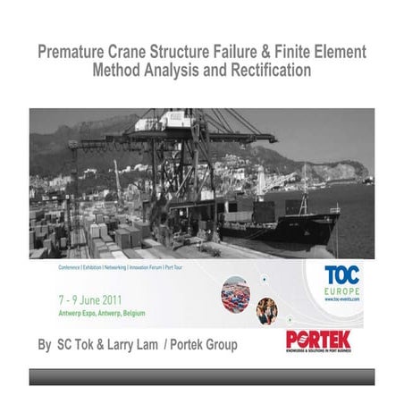Finite element method in crane structural failure analysis & rectification (T...