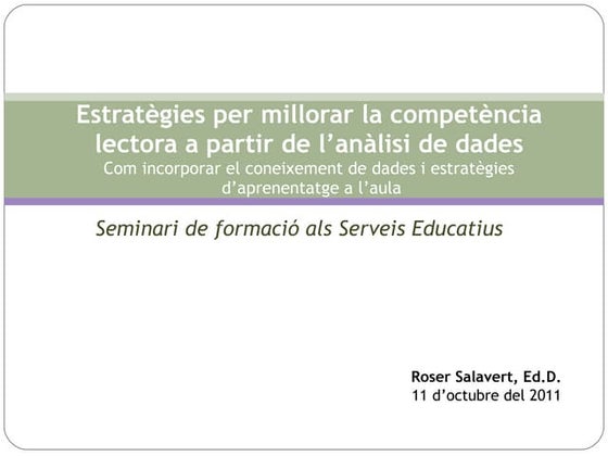 Estratègies per millorar la competència