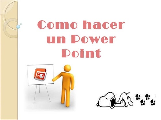 Como hacer un power point