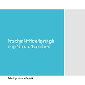 Perbandingan Administrasi Negara Inggris dengan Indonesia