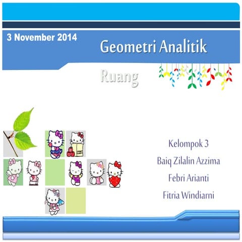 Geometri Analitik Ruang