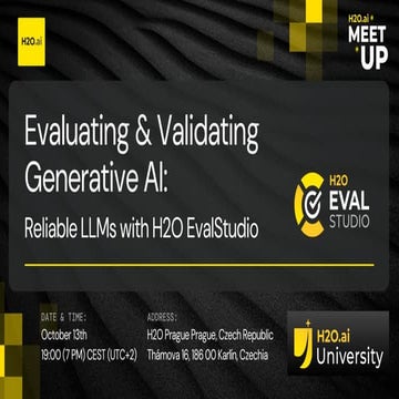 Evaluating Generative AI.Models with Eval Studio - Support Presentation