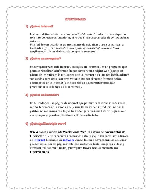 capitulo 4 Preguntas de internet