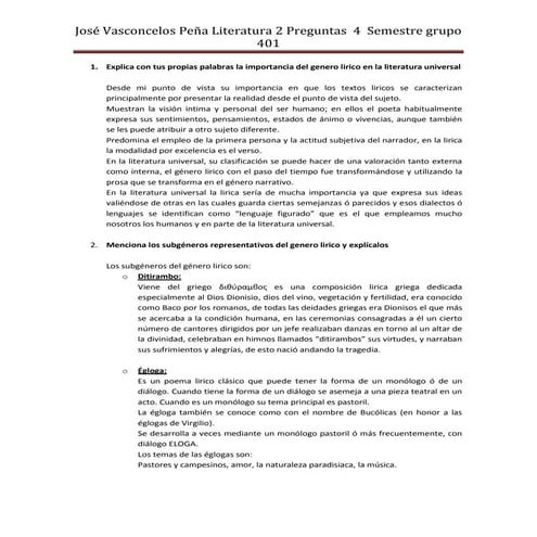 Preguntas literatura 