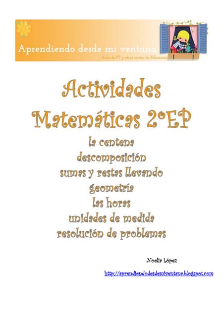 Actividades de matemáticas 2º educación primaria