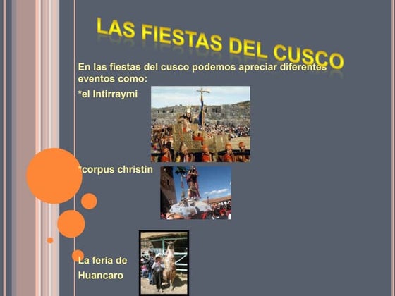 fiesta de cusco
