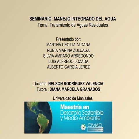 PLANTAS DE TRATAMIENTO DE AGUAS RESIDUALES