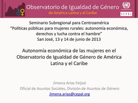 Presentación cepal