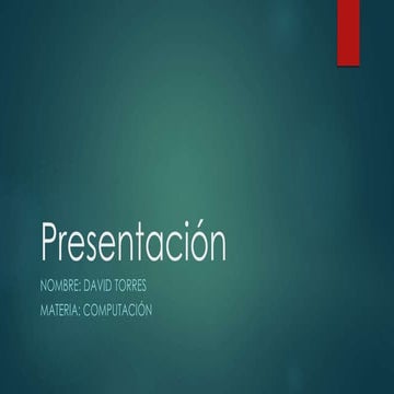Presentación crative