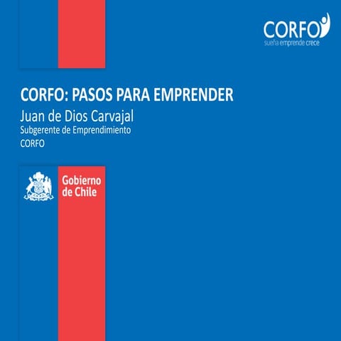 Pasos para emprender. Juan de Dios Carvajal