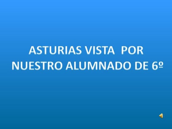 Presentación ppt 6º