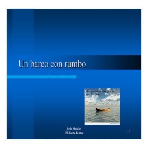 Presentación proyecto de dirección