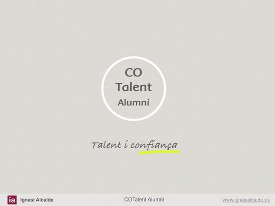 Presentació COTalent UOC