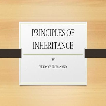 principle of inheritance