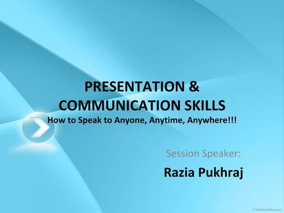 Presentation & Communication Skills
