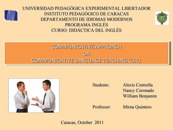 Presentation Didactics