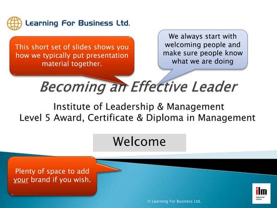 Example of our work