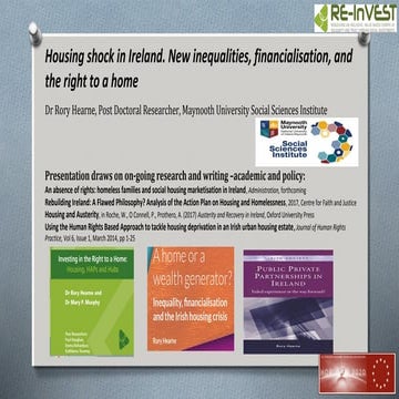 Presentation at NERI Seminar by Dr Rory Hearne, NUI Maynooth 