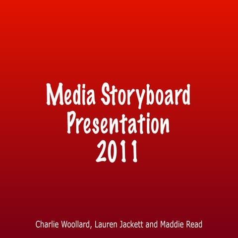 Presentation for pitch media