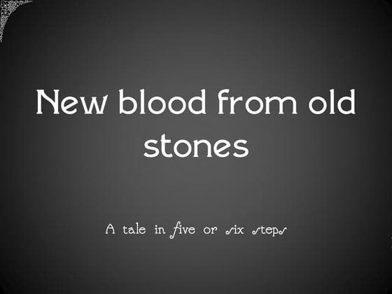Getting new blood from old stones: How to get new insights from old data