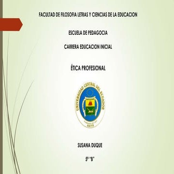 Principios de ética profesional