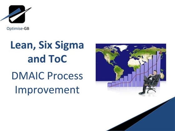 Lean, Six Sigma, ToC  using DMAIC project management