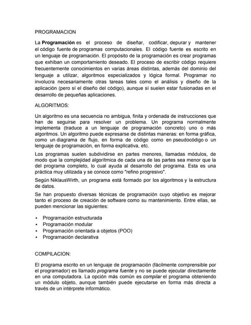 Programacion