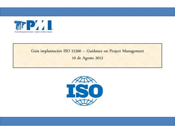 Project charter proyecto análisis iso 21500 v10 c