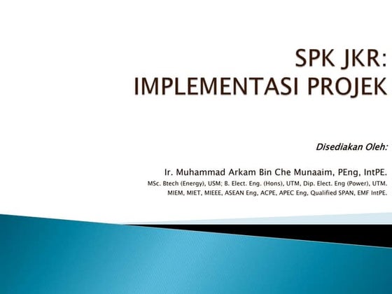 SPK JKR Malaysia: Terminologi