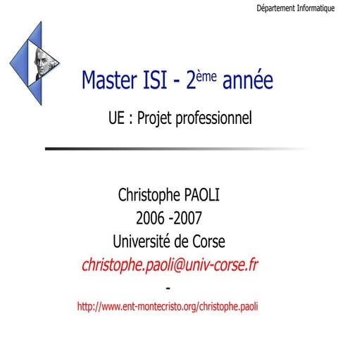 Projet informatique master ISI