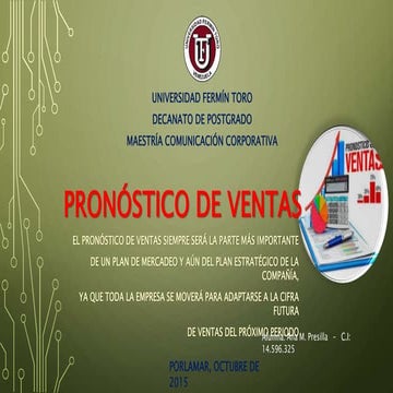 Pronóstico de ventas