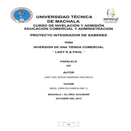 Proyecto de aula de lady moreno